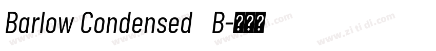 Barlow Condensed   B字体转换